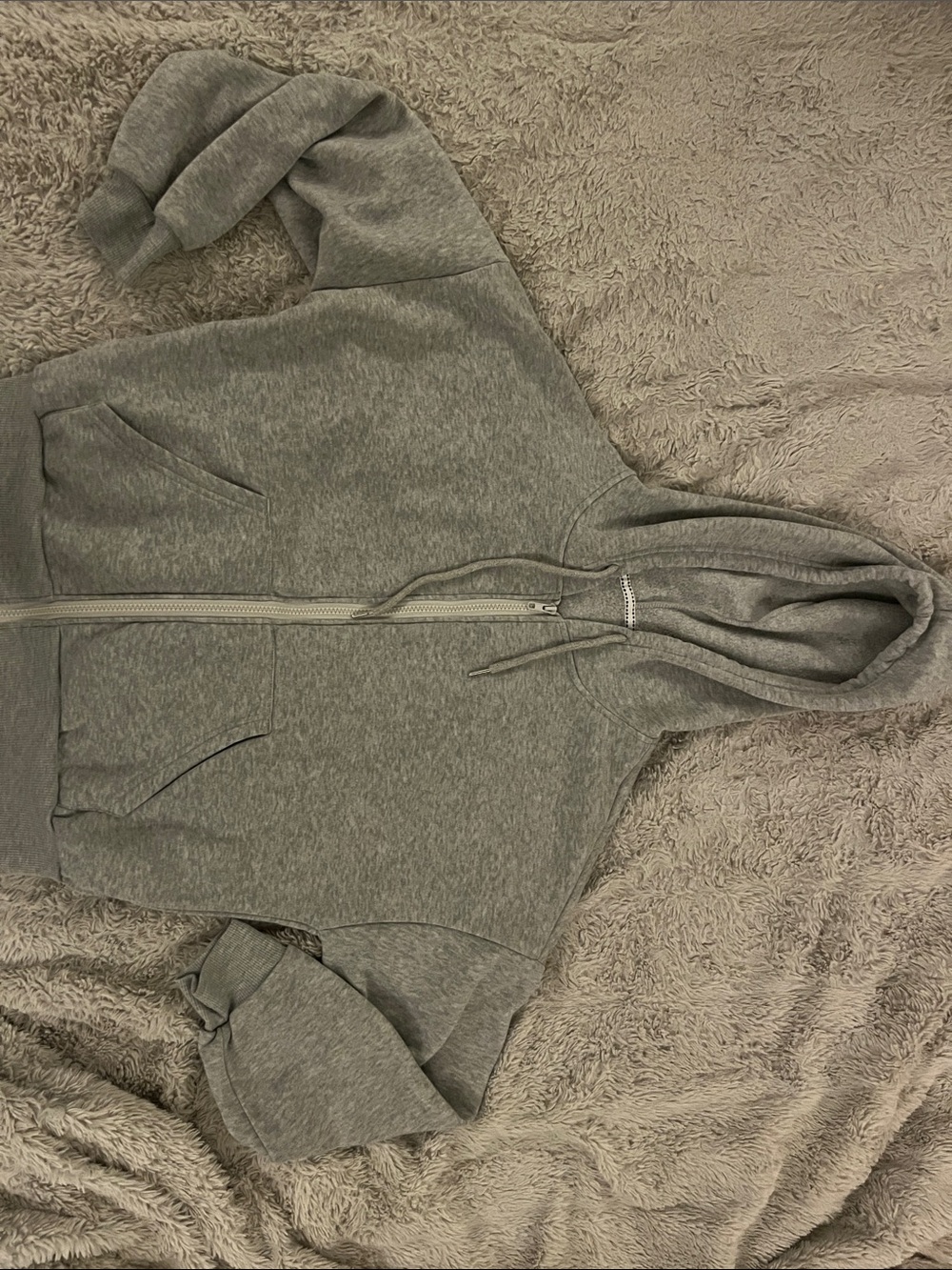SHEIN Light Gray Cozy Pullover